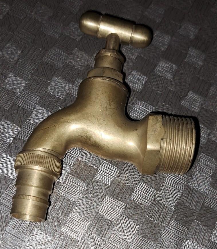 Kraan kraantje oud koperen kraantje, Antiek en Kunst, Verzenden