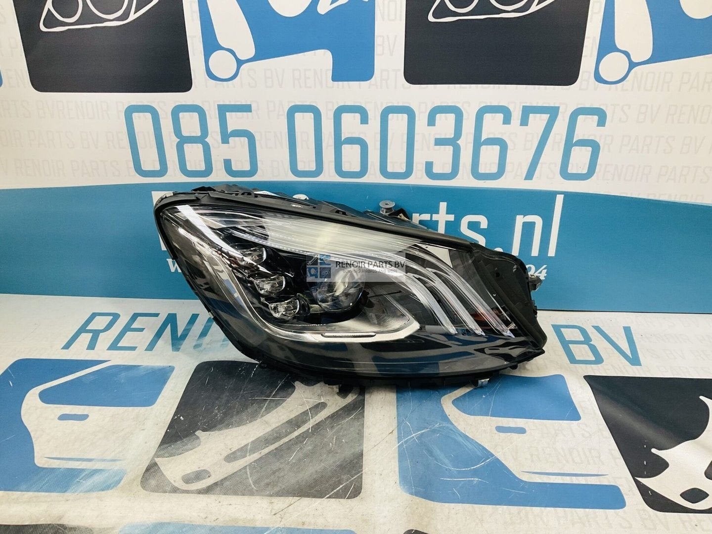 Koplamp Mercedes S Klasse W222 Facelift Multibeam A222906420, Gebruikt, -, -, 6 maanden garantie