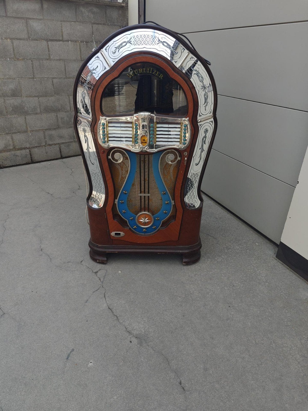 originele Wurlitzer 1080 Colonial 1947 zeer zeldzaam, Verzamelen, Automaten | Jukeboxen, Ophalen, Wurlitzer