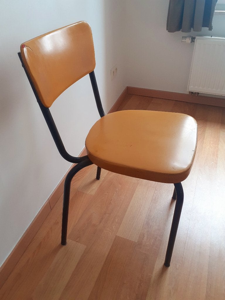 Vintage Retro Chair – Mustard Yellow / Ochre, Maison & Meubles, Chaises, Autres couleurs, Enlèvement, Utilisé, Autres matériaux