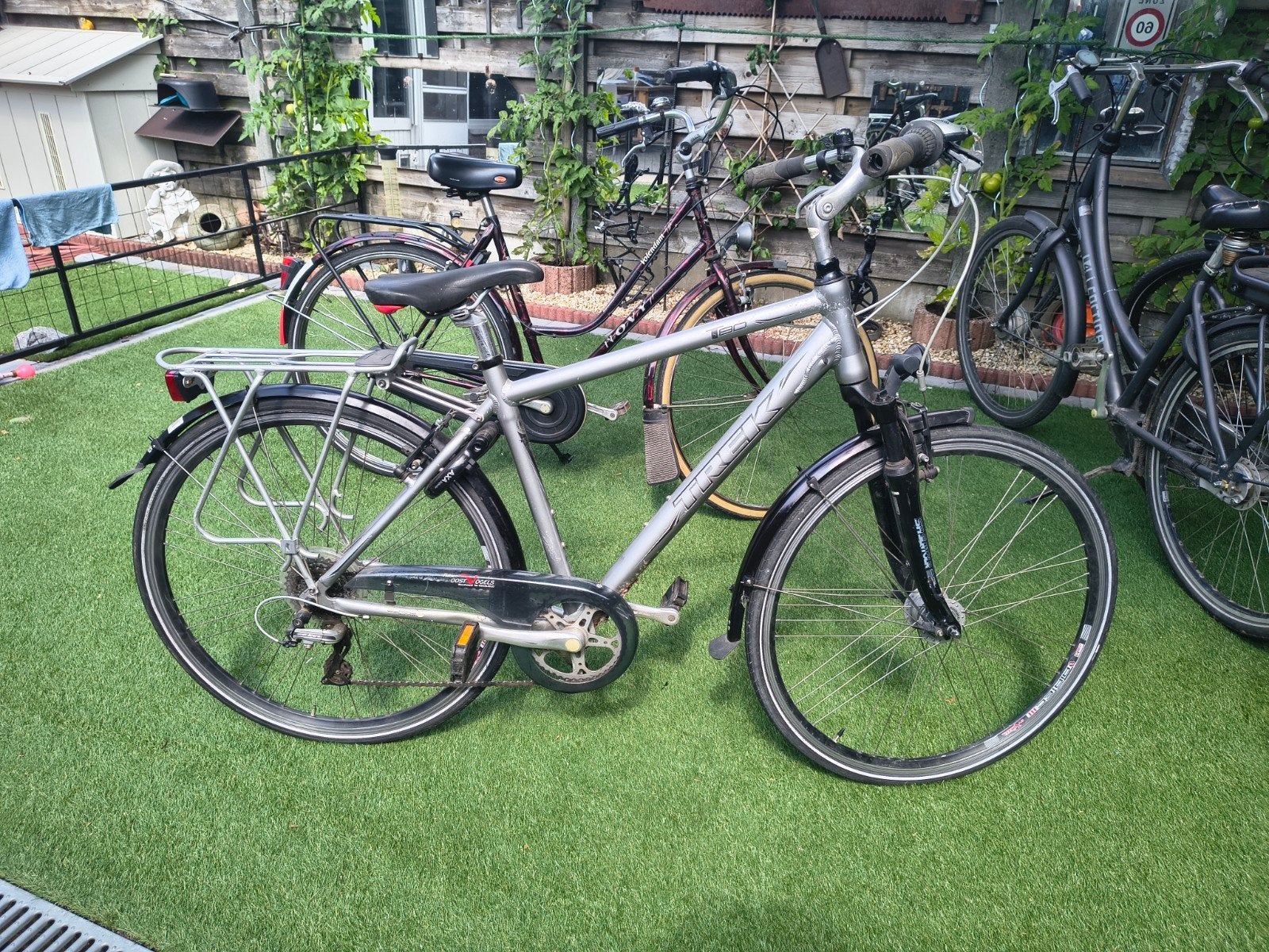 Herenfiets Trek T 80, Ophalen