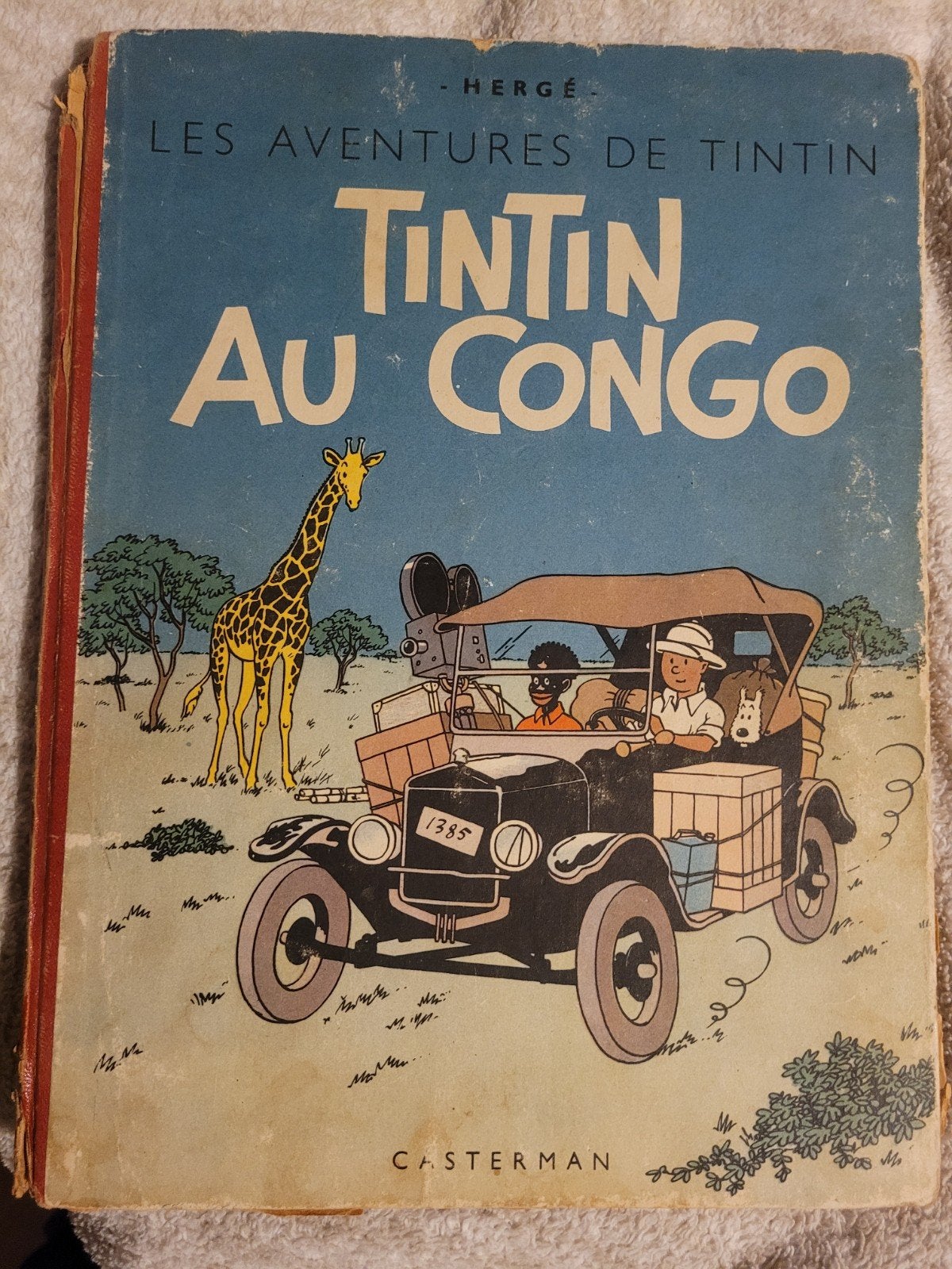 Tintin au Congo — première édition en couleur de Casterman 1, Enlèvement ou Envoi