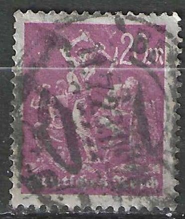 Duitsland 1923 - Yvert 240 - Mijnerker - 20 m. (ST), Postzegels en Munten, Verzenden, Gestempeld