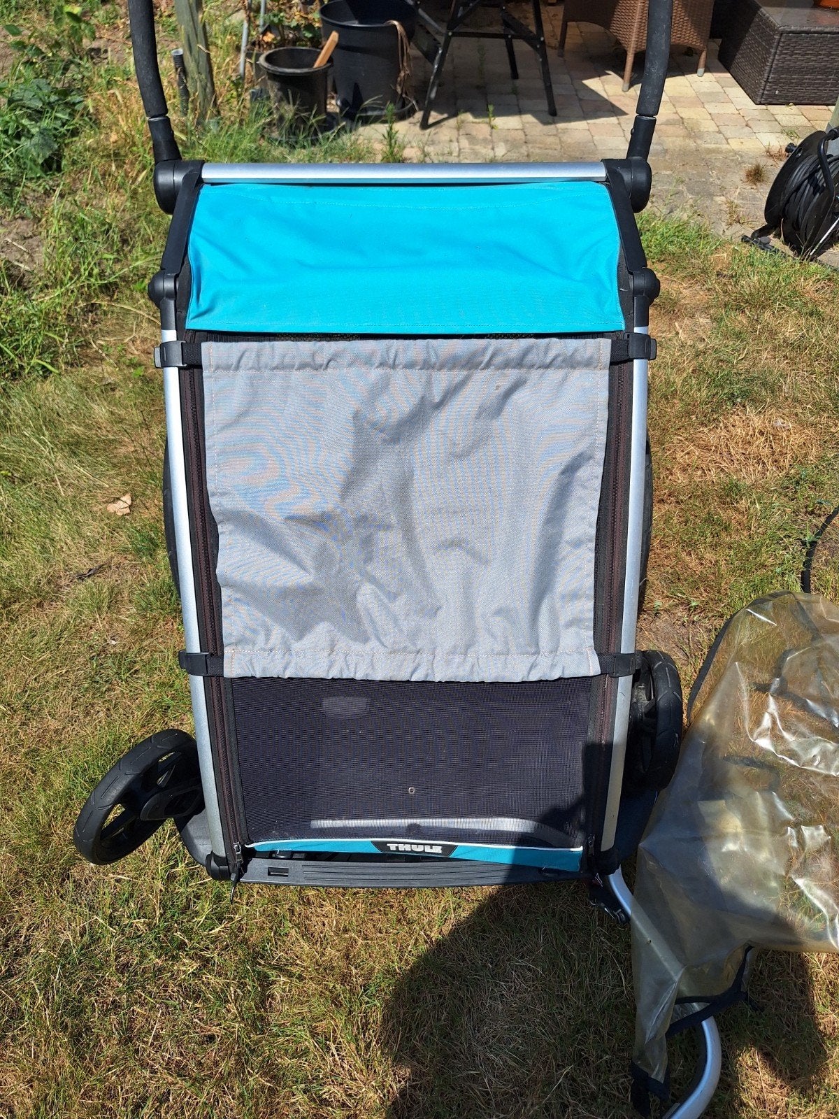 Thule Chariot Lite Double fietskar, Ophalen