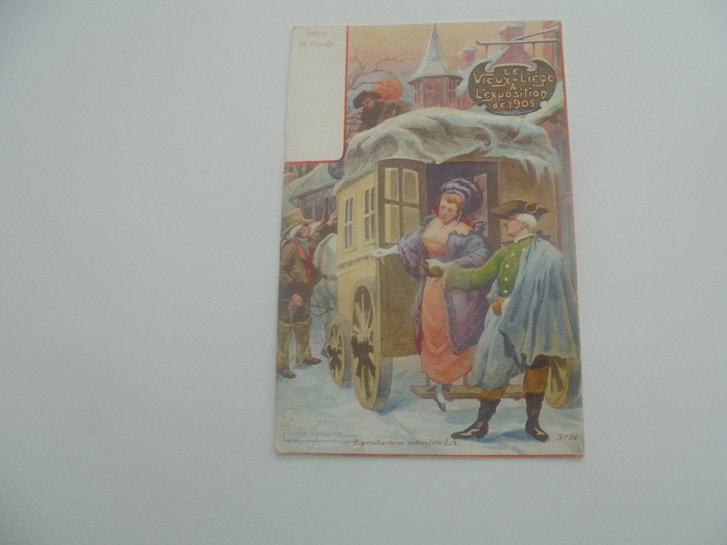 liége- vieux liége  expo 1905, Envoi, Avant 1920, Non affranchie, Liège