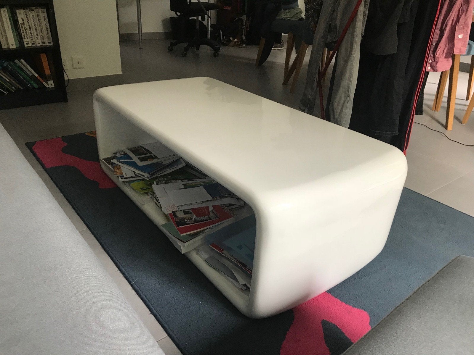 table basse laque blanc, Enlèvement