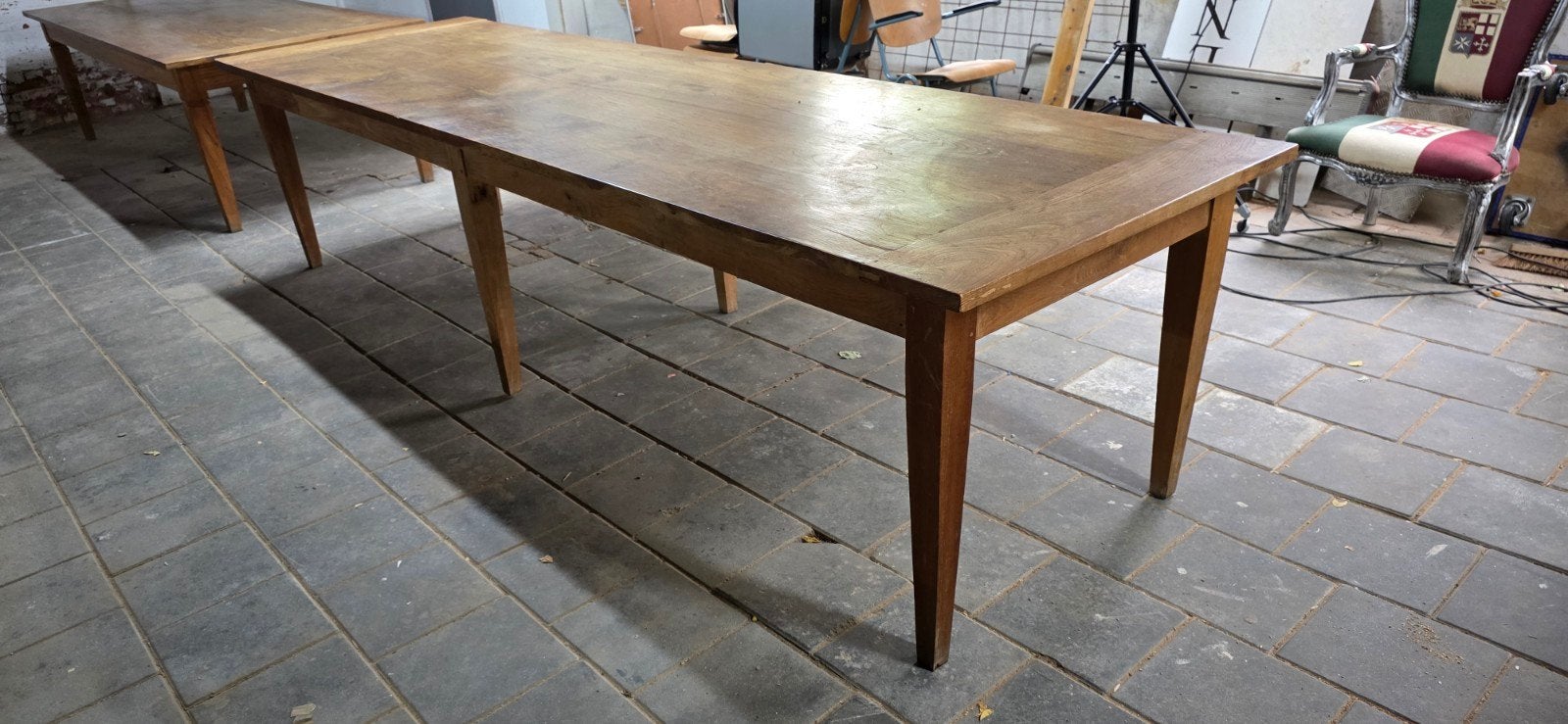 3,5 meter lange boerentafel kloostertafel kasteeltafel, Enlèvement ou Envoi