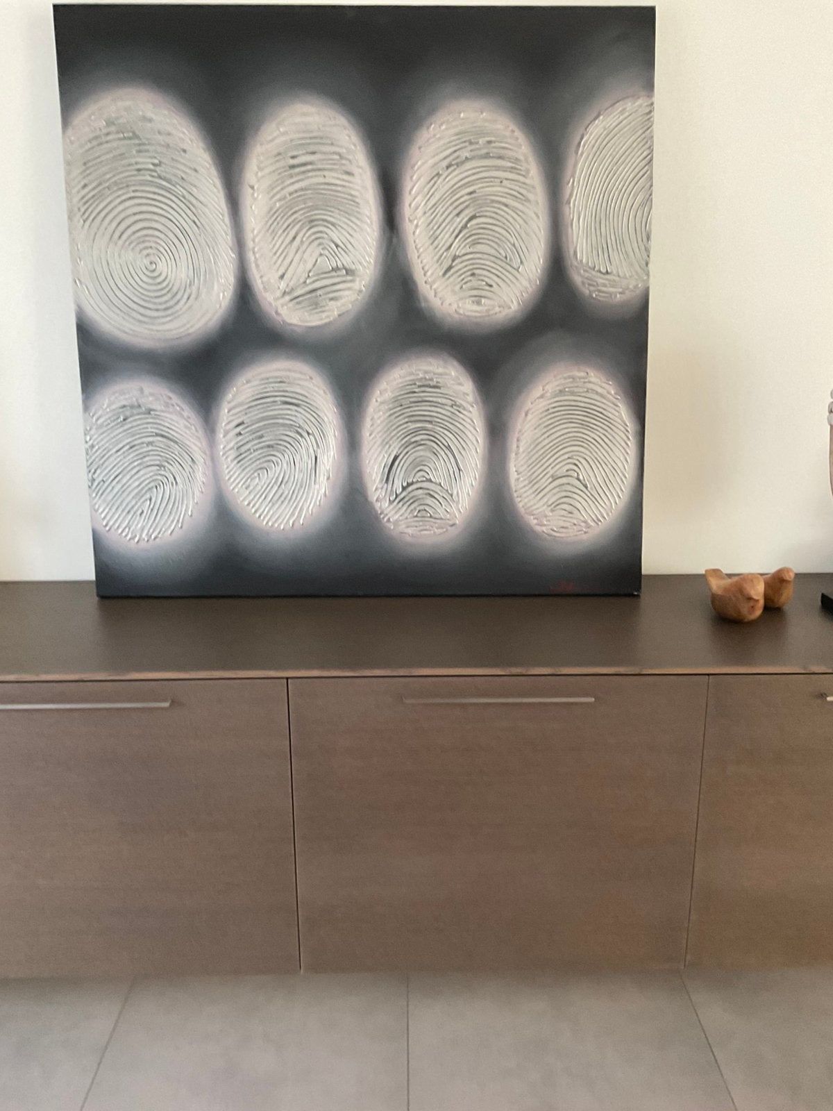 Moderne schilderij 100cm op 100cm, Ophalen, Abstract