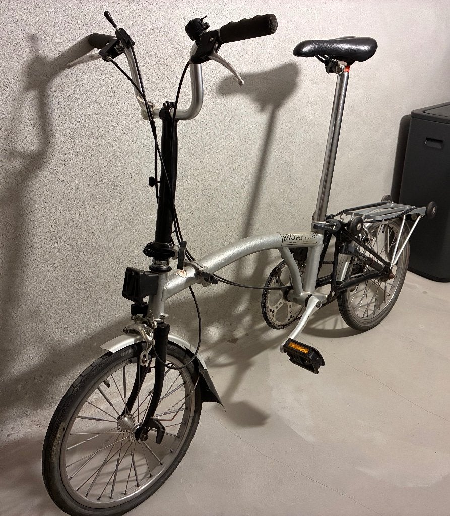 Brompton vouwfiets, Ophalen, Gebruikt, Brompton, Velgrem