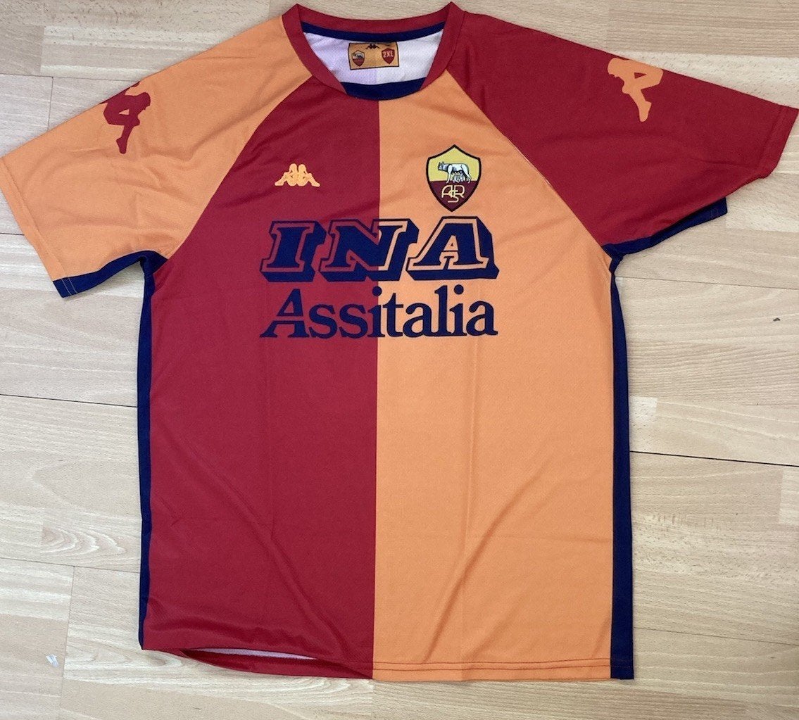 AS Roma Totti Voetbalshirt Origineel 2001, Verzenden