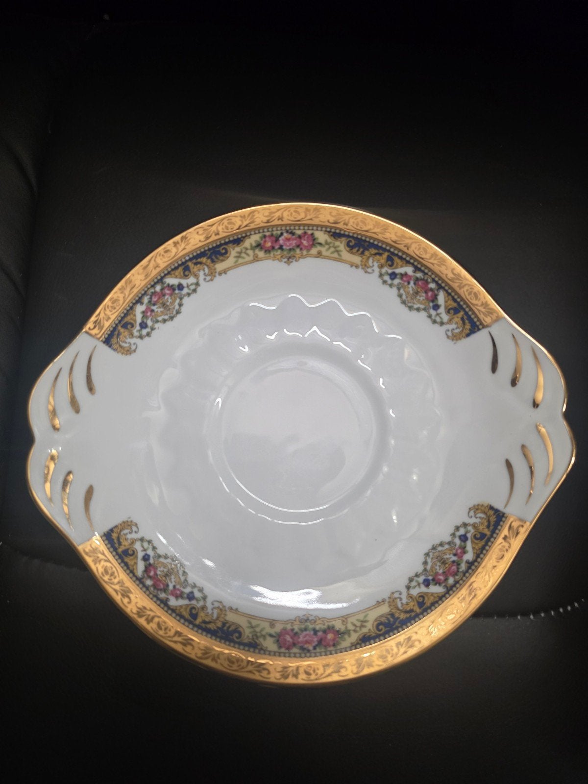 Originele Limoges France porseleinen gebakschaal met oren -, Antiek en Kunst, Ophalen