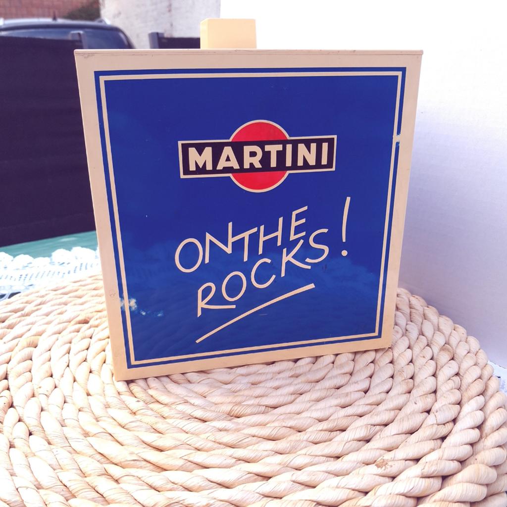 Vintage Martini "On the Rocks!" IJsemmer – Jaren 70/80, Ophalen of Verzenden