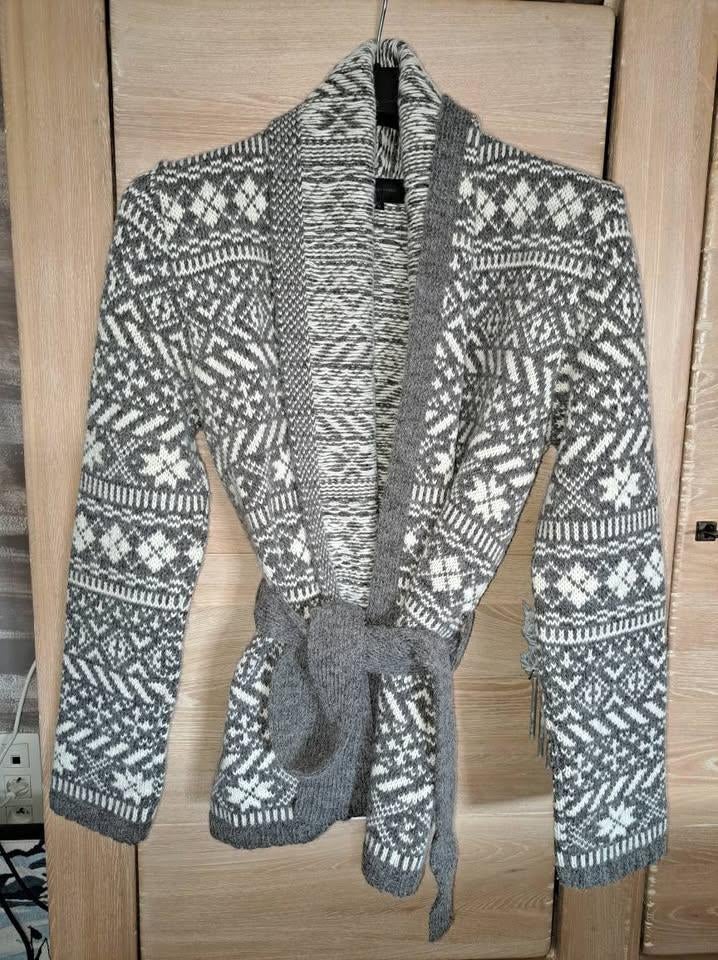 Mer du Nord, warme cardigan met alpaca wol, M, Maat 38/40 (M), Ophalen of Verzenden, Zo goed als nieuw, Grijs