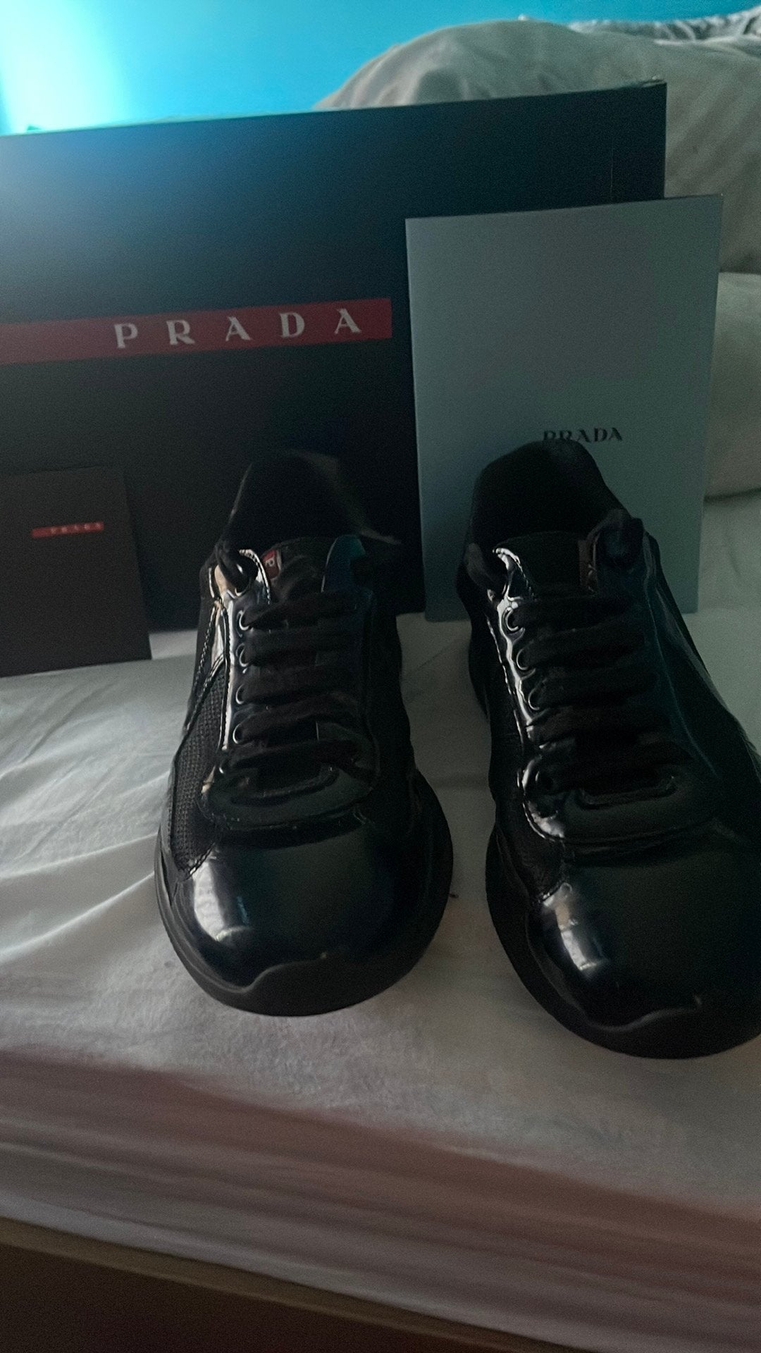 Prada cups zwart, Ophalen, Zwart, Zo goed als nieuw, Sneakers