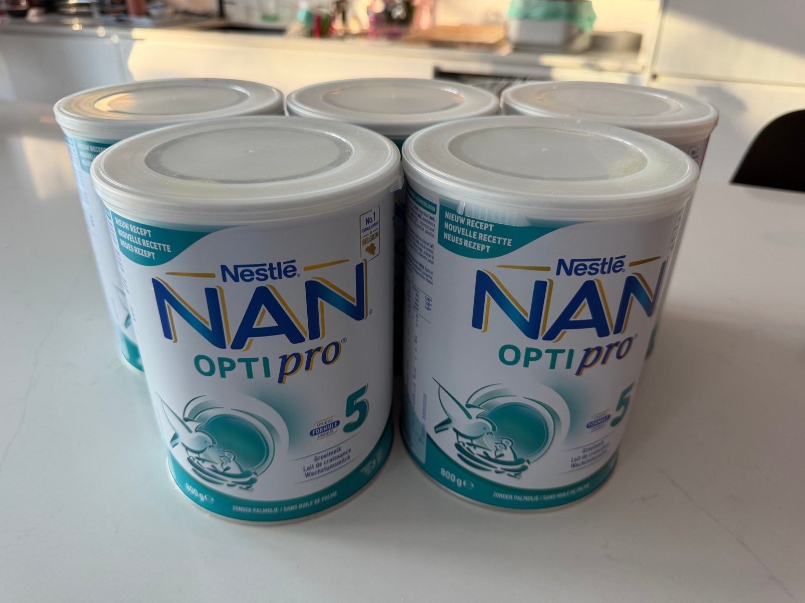 5 potten Nan Optipro 5 ongeopend, Enlèvement, Neuf