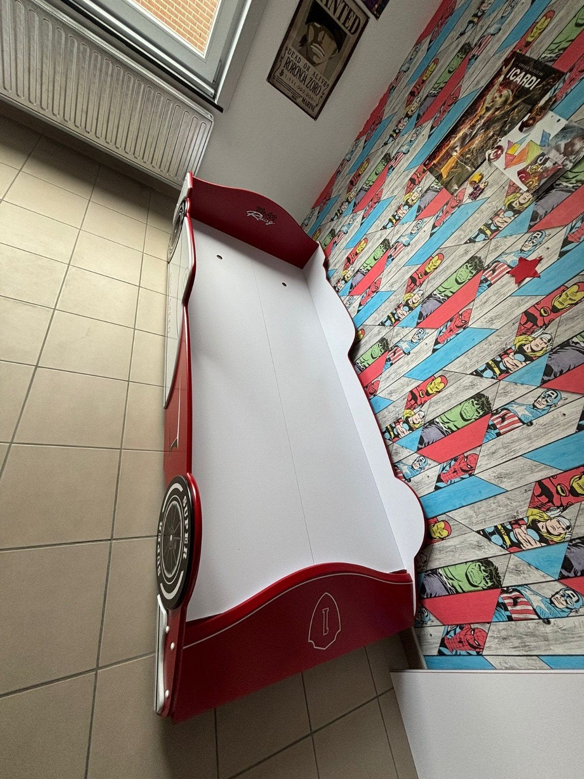 Ik verkoop deze stoere autobedden! Je vends ces lits de voit, Maison & Meubles, Enlèvement, Une personne