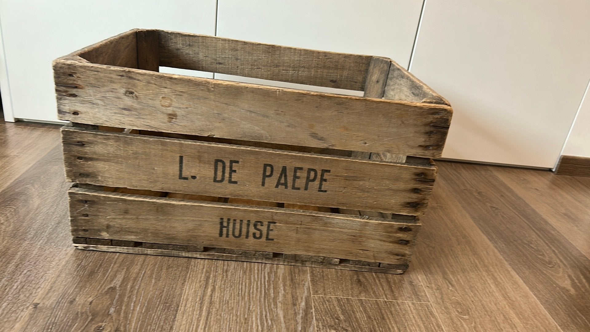Vintage fruitkist, Ophalen, Gebruikt