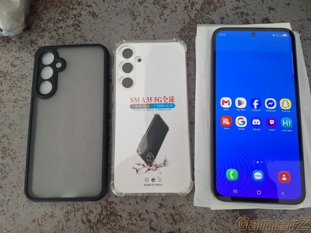 Samsung a35 5G marineblauw, Telecommunicatie, Mobiele telefoons | Samsung, Ophalen, Overige kleuren, Touchscreen, Zo goed als nieuw