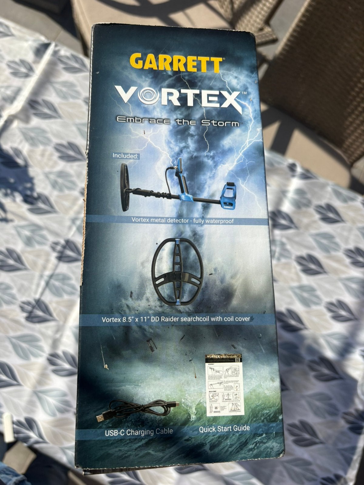 Professionele metaaldetector Garrett Vortex VX9 met garantie, Hobby en Vrije tijd, Ophalen, Meer dan 30 cm, Zo goed als nieuw