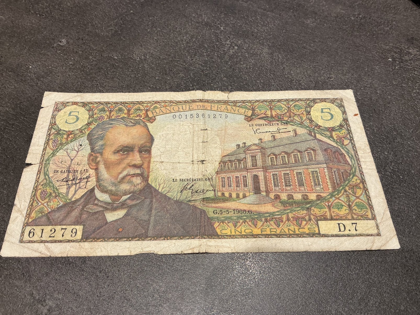 5 francs français 1966, Timbres & Monnaies, Enlèvement ou Envoi