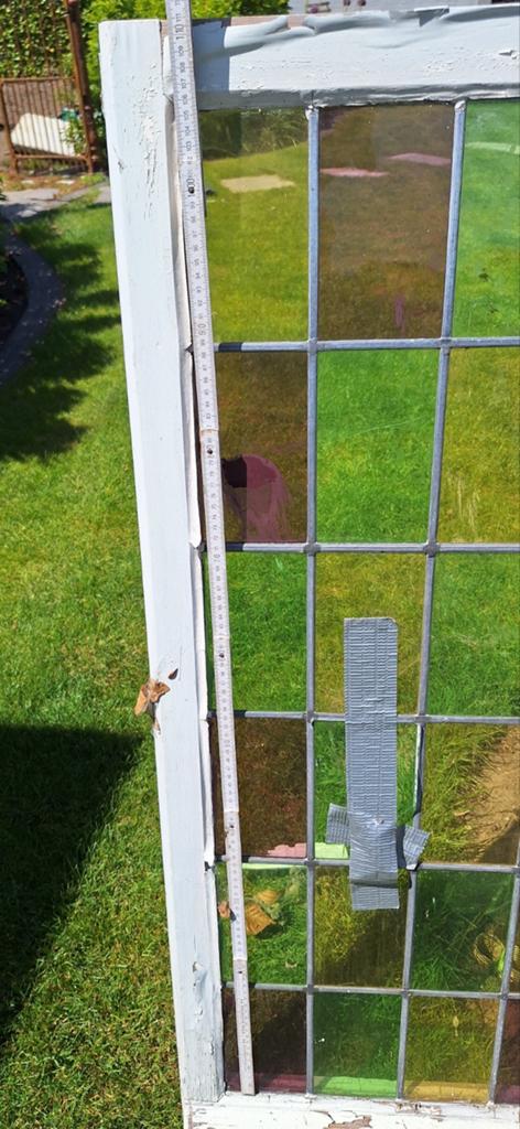 Raam in gekleurd loodglas, Doe-het-zelf en Bouw, Glas en Ramen, Ophalen