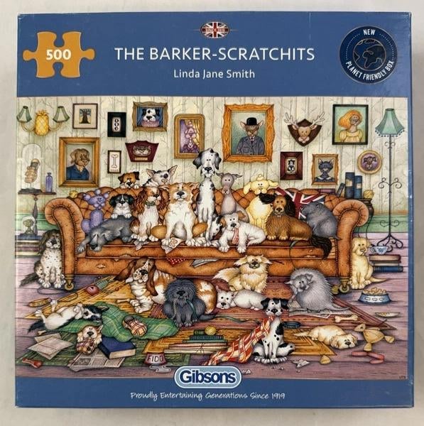 Gibsons G3118 Barker-Scratchits Linda Jane Smith 500 puzzel, Hobby en Vrije tijd, Denksport en Puzzels, Zo goed als nieuw, Legpuzzel