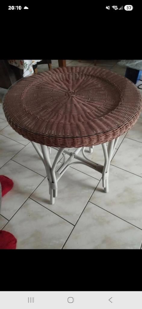 Table en osier