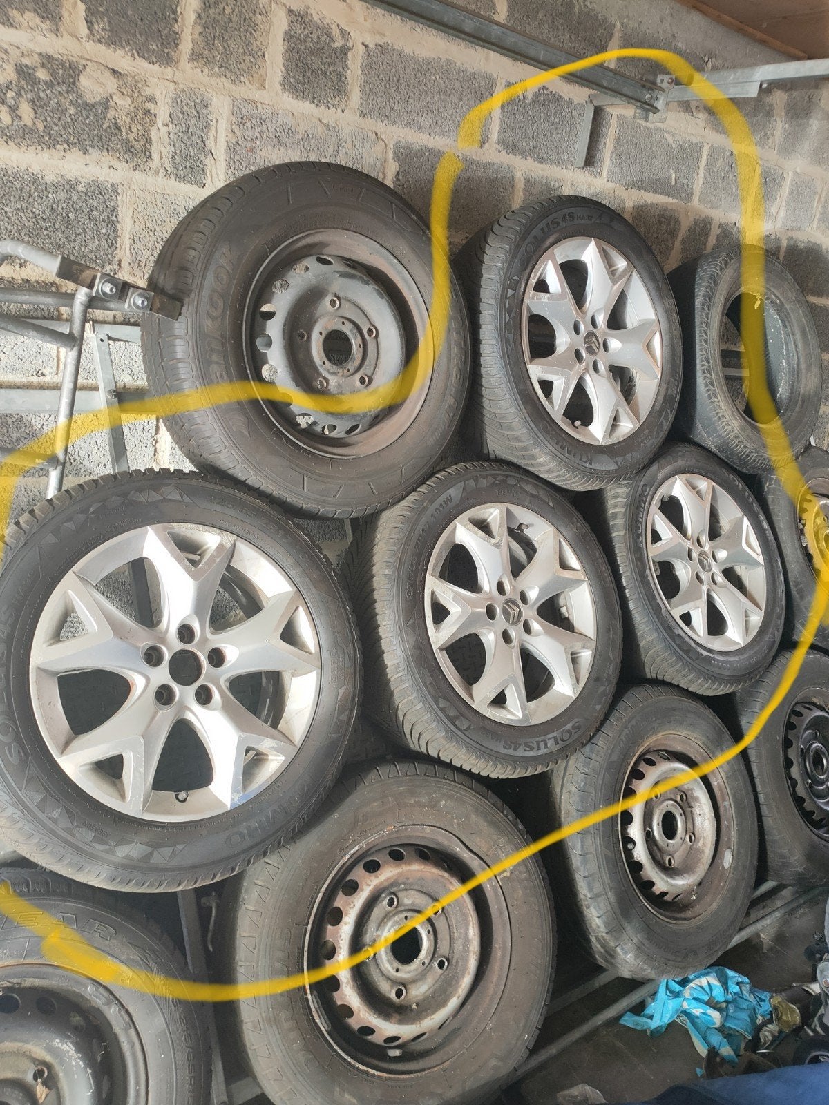 Jantes Citroen, Peugeot 17", 4 Saisons, Véhicule de tourisme, Utilisé, 225 mm