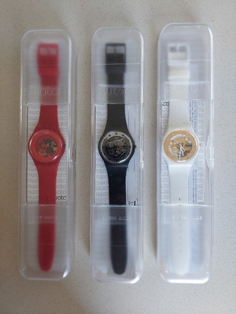 SWATCH horloges uit 2012 met aankoopbewijs - Nieuw !, Handtassen en Accessoires, Horloges | Dames, Nieuw, Polshorloge, Swatch