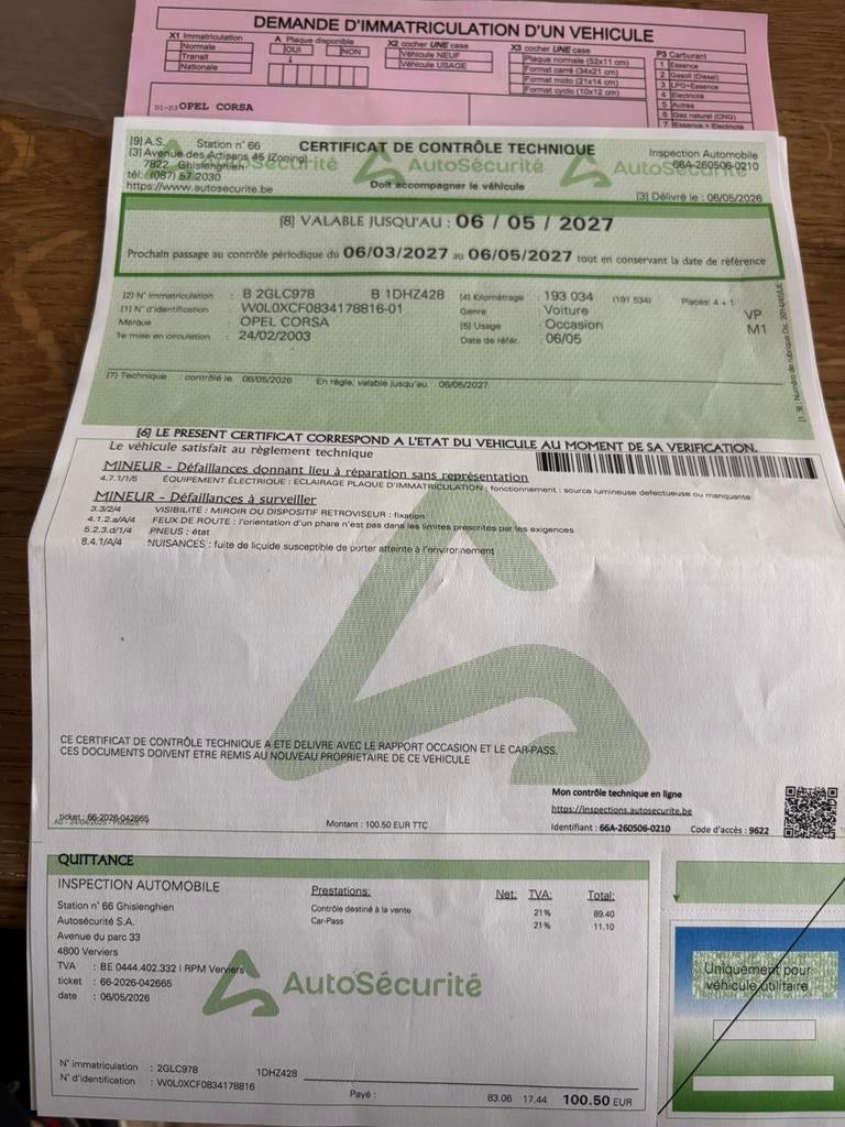 Opel corsa 2003 1.2 met keuring verkoop, Auto's, Voorwielaandrijving, Stof, Bedrijf, Handgeschakeld