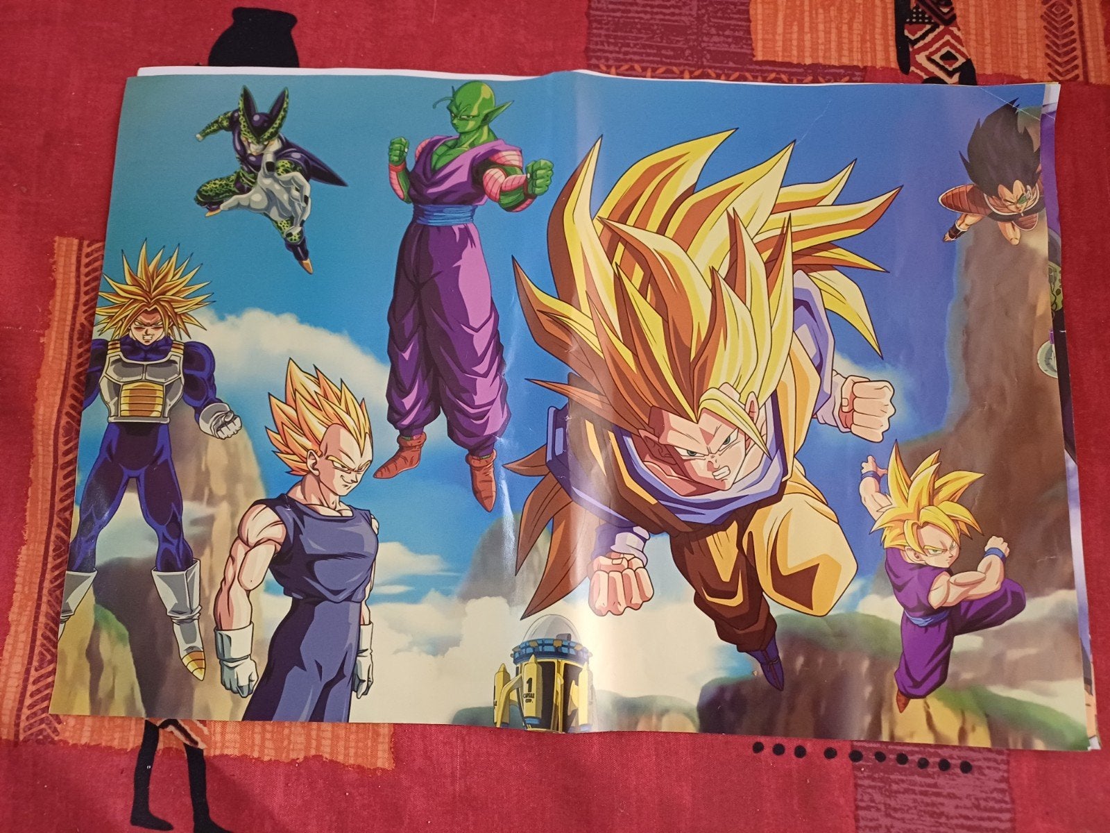 4 affiches Dragon Ball, Enlèvement ou Envoi, Rectangulaire horizontal, A1 jusqu'à A3, Comme neuf