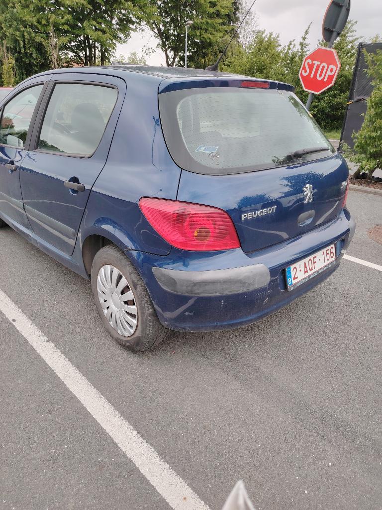 Peugeot 307, Auto's, Peugeot, Zwart, 4 cilinders, Blauw, Particulier