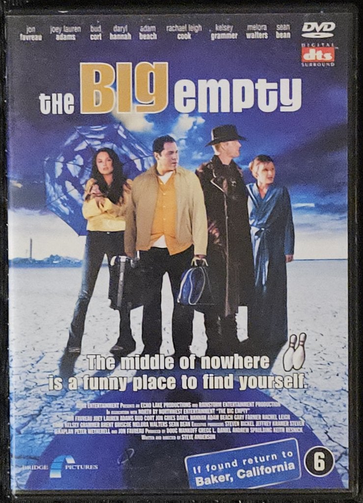 The Big Empty (2003), Cd's en Dvd's, Dvd's | Komedie, Ophalen of Verzenden, Zo goed als nieuw, Engels, Nederlands