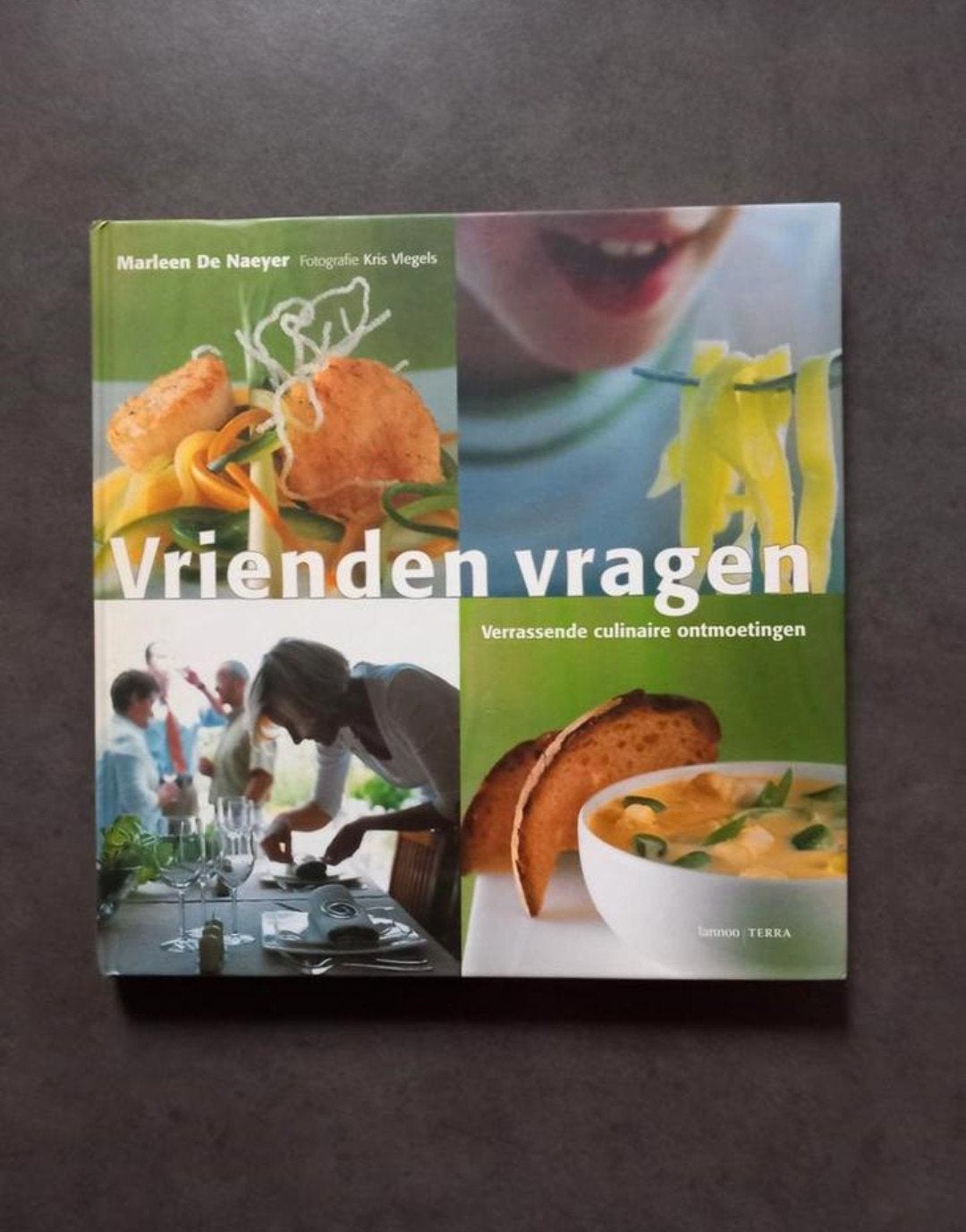 Kookboek - Vrienden vragen -> 2€, Livres, Tapas, Snacks et Dim Sum, Marleen De Naeyer, Cuisine saine, Comme neuf