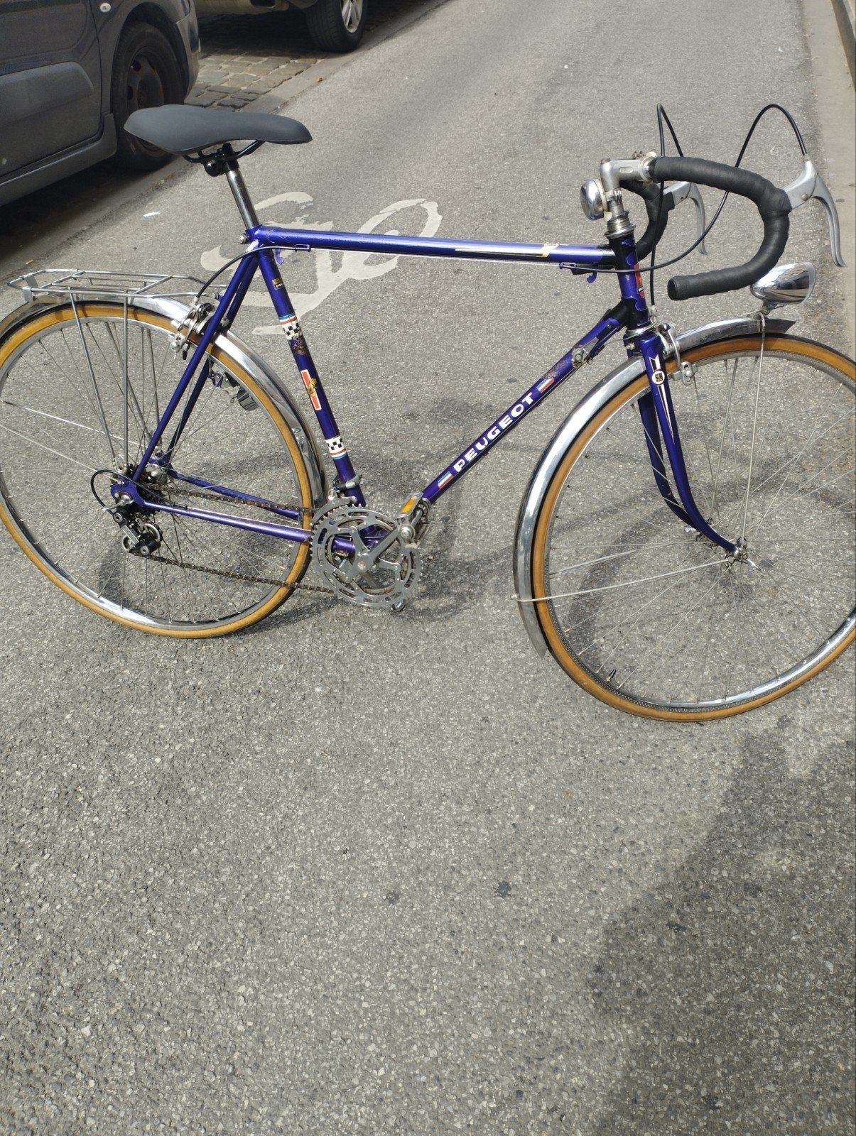 Peugeot vintage wereldkampioensfiets, Fietsen en Brommers