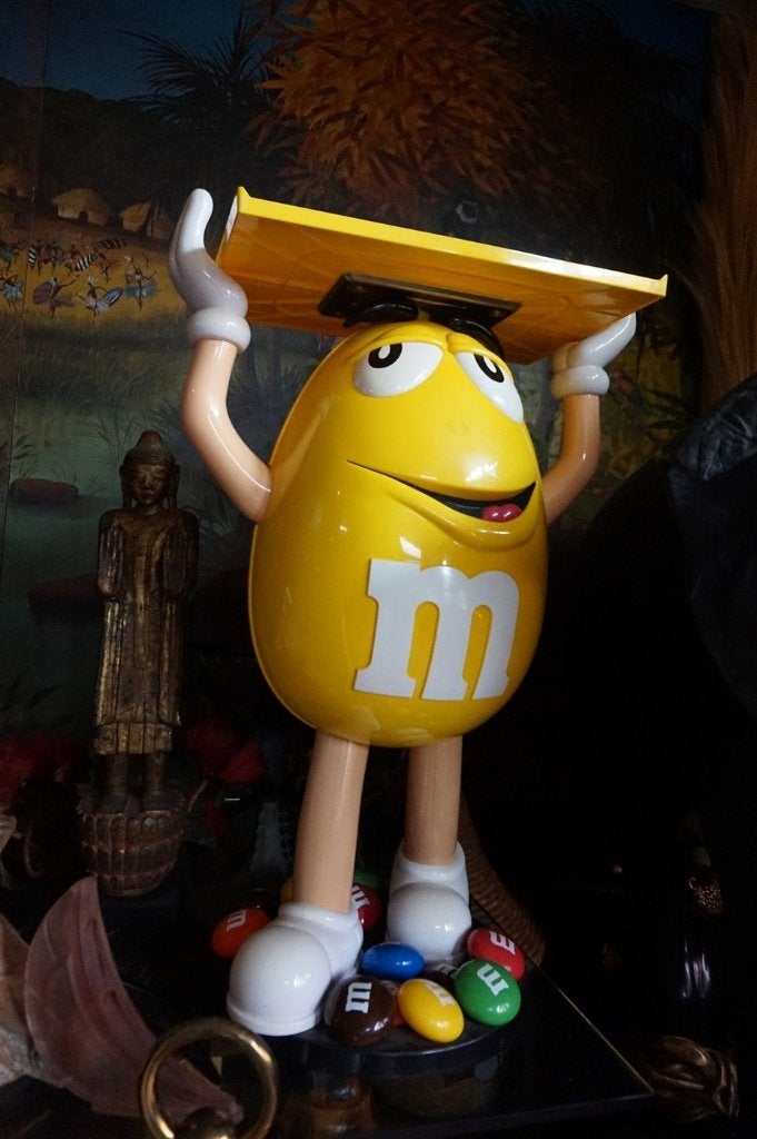 Vintage M&M Mr Peanut winkel display, Collections, Enlèvement, Comme neuf, Autres types