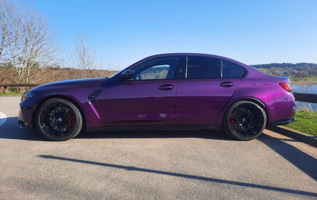 BMW M3 Competition twilight purple sièges baquets carbon, Cuir, Achat, 375 kW, Euro 6