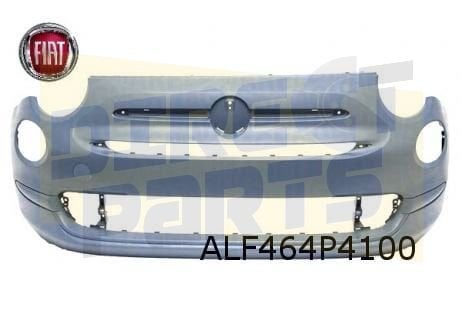 Fiat 500 voorbumper (versie Pop) (te spuiten) Origineel! 735, -, -, Nieuw, Bumper