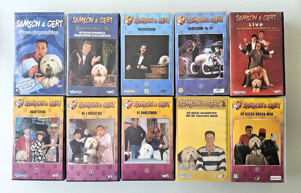 VHS cassettes : Samson & Gert en Pokémon, Ophalen of Verzenden