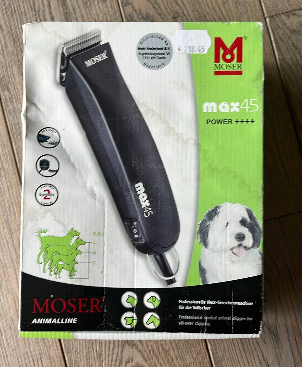 Hondentondeuse (nieuw) Moser max 45, Dieren en Toebehoren, Honden-accessoires, Ophalen of Verzenden, Nieuw
