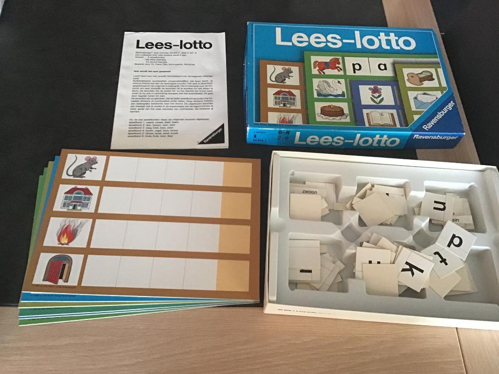 Lees lotto, Kinderen en Baby's, Speelgoed | Educatief en Creatief, Ophalen of Verzenden, Zo goed als nieuw, Taal en Lezen