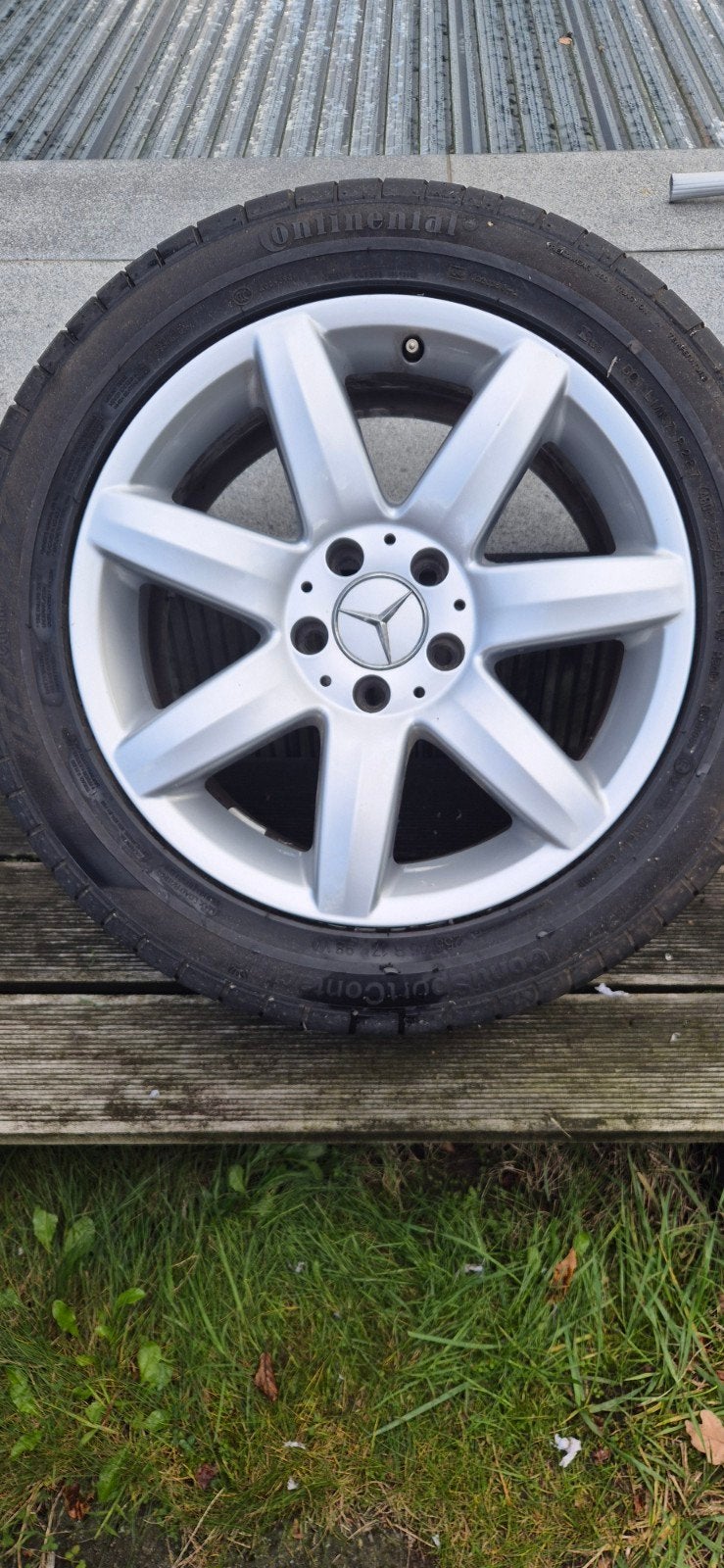 perfecte staat: velgen van Mercedes SL, type R230, Auto-onderdelen, Ophalen, 255 mm, Velg(en), 17 inch