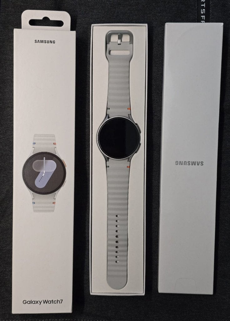 Samsung Galaxy Watch 7 EU 44mm BT Silver, Avancer d'un pas, Enlèvement ou Envoi, Utilisé, Samsung