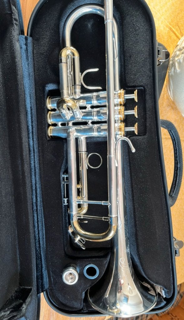 Trompet Bes gestemd, Musique & Instruments, Instruments à vent | Trompettes, Enlèvement, Comme neuf, Trompette en si bémol