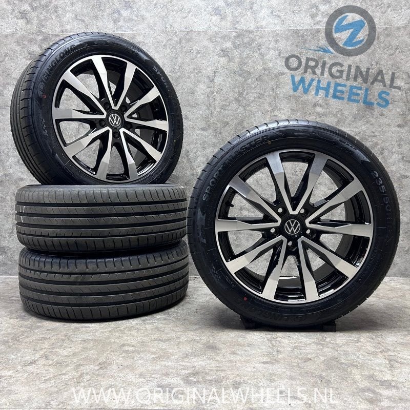 18 inch Tomason velgen + zomerbanden  VW Multivan T6 T7, Pneus et Jantes, Pneus été, -, 18 pouces