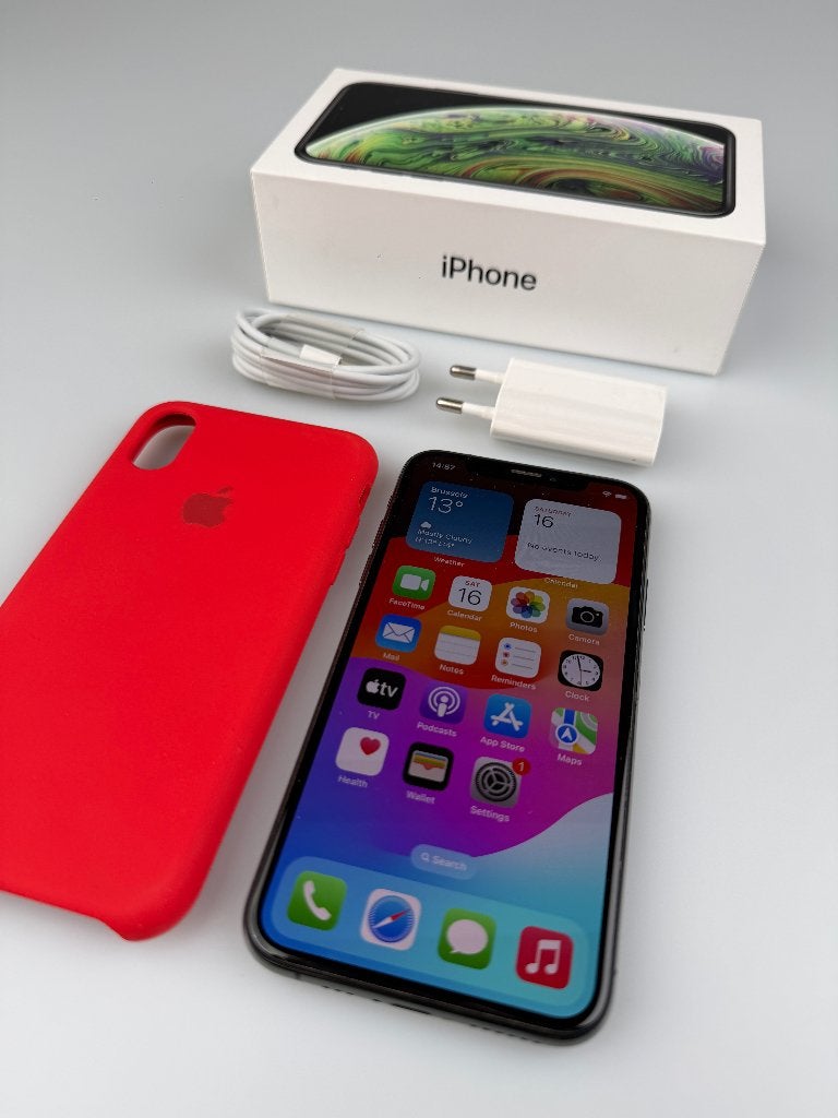 iPhone XS Refurbished , 64GB Zwart, Telecommunicatie, Ophalen, Zwart, IPhone XS, Refurbished
