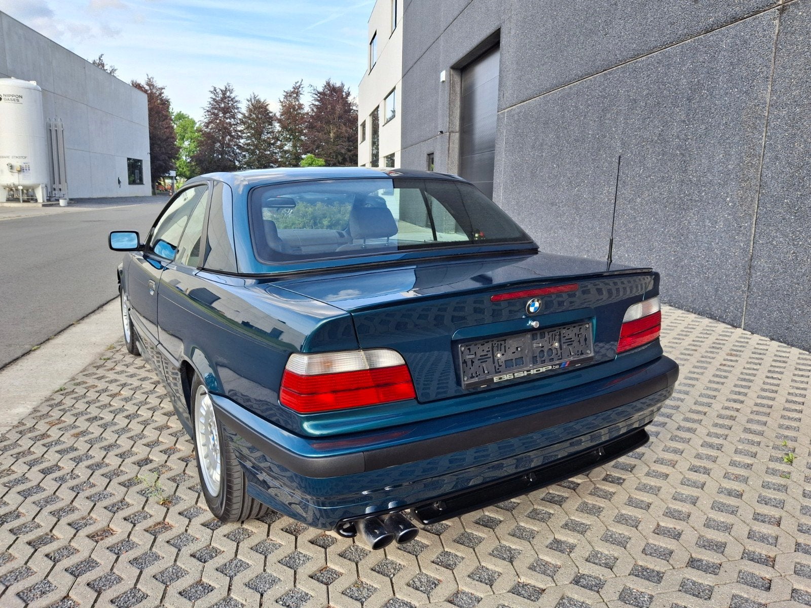 Bmw e36 320i cabrio/hardtop/automaat, Autos, Cuir, Achat, Beige, Cabriolet