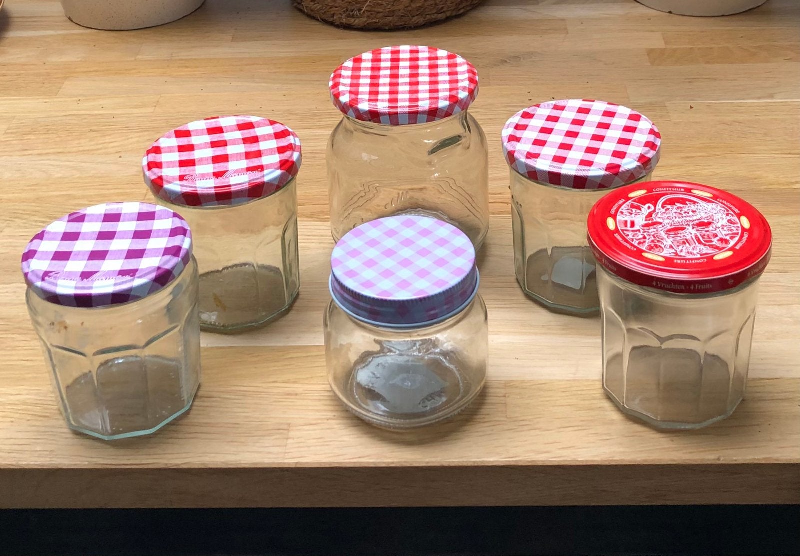 confituurpot weckpot inmaakpot, Pot de stockage, Enlèvement ou Envoi, Utilisé, Verre