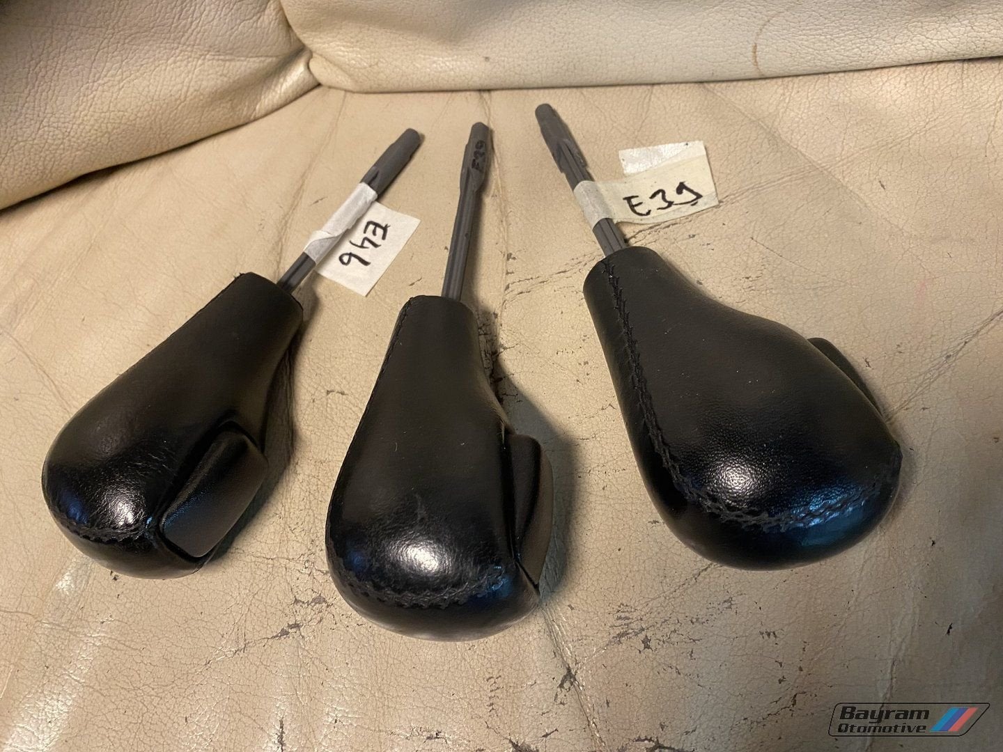 Bmw E39 E46 zwart lederen automaatpook pook 3-serie 5-serie, Gebruikt, -, -, Ophalen of Verzenden