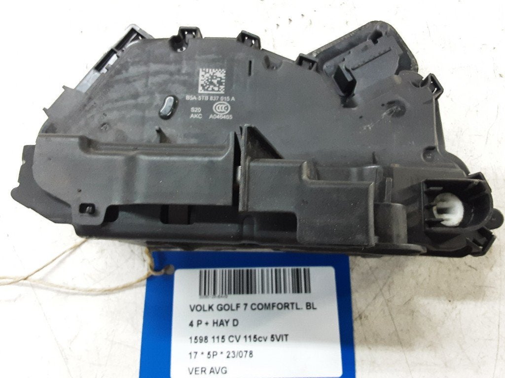 PORTIERSLOT LINKS VOOR Golf VII (AUA) (5TB837015A), Gebruikt, Volkswagen, Rue de l'Espoir 34 34
4030  GRIVEGNÉE, BE, Info@Collignon.be